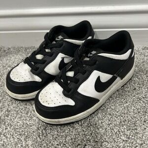 Nike Dunks Low‎ Retro Panda (PS) - Black/White Size Children's 9C "PANDA" EUC